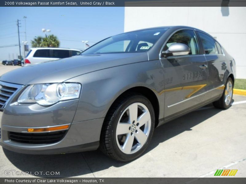 United Gray / Black 2008 Volkswagen Passat Komfort Sedan