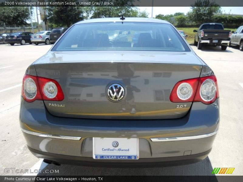 United Gray / Black 2008 Volkswagen Passat Komfort Sedan