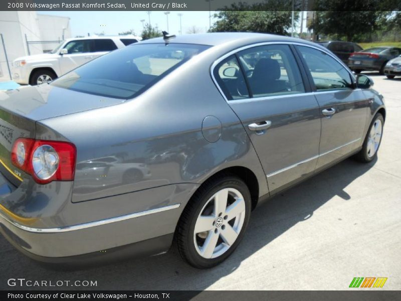 United Gray / Black 2008 Volkswagen Passat Komfort Sedan