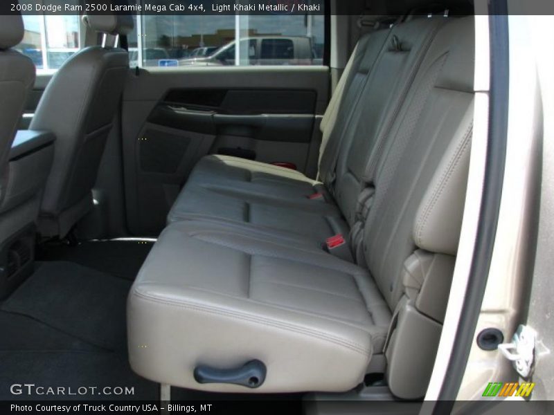 Light Khaki Metallic / Khaki 2008 Dodge Ram 2500 Laramie Mega Cab 4x4