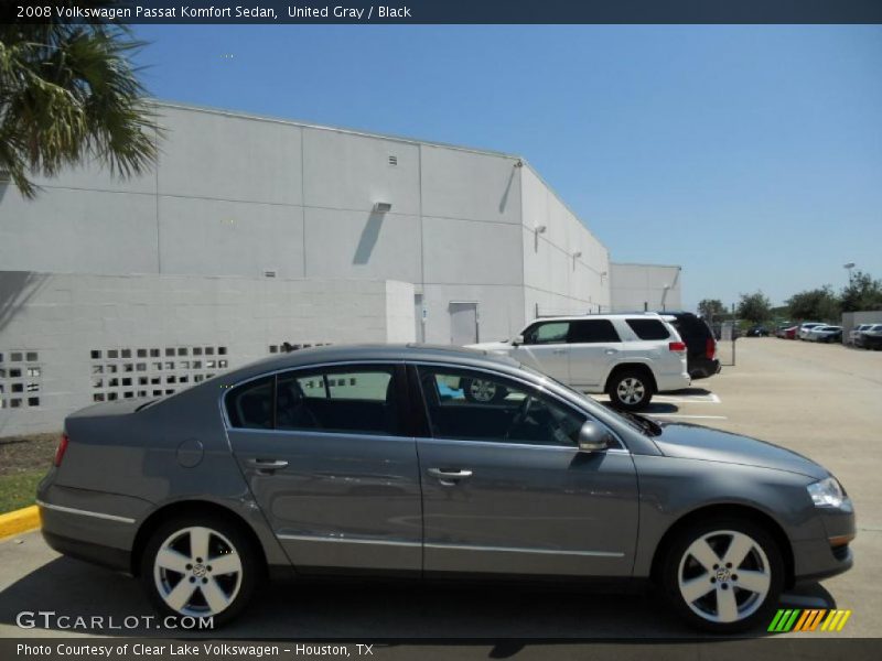 United Gray / Black 2008 Volkswagen Passat Komfort Sedan
