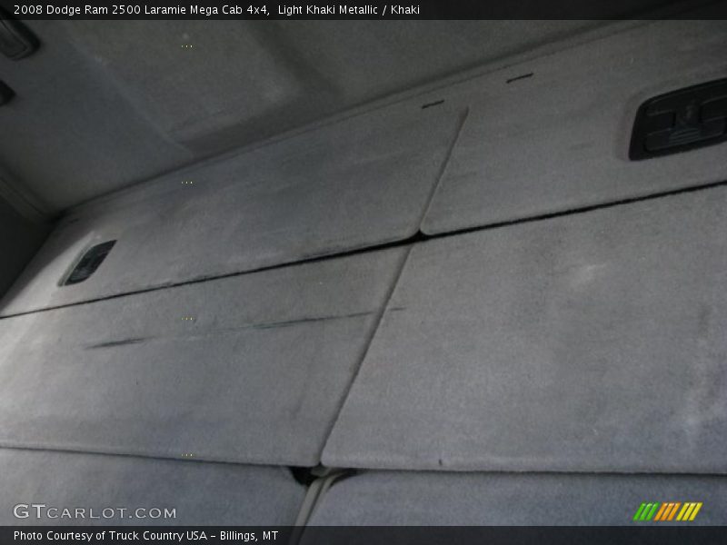 Light Khaki Metallic / Khaki 2008 Dodge Ram 2500 Laramie Mega Cab 4x4
