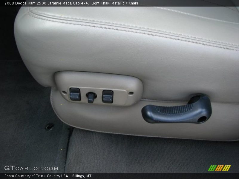 Light Khaki Metallic / Khaki 2008 Dodge Ram 2500 Laramie Mega Cab 4x4