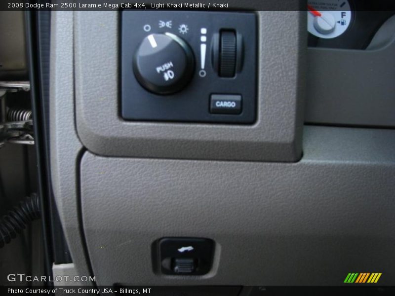 Light Khaki Metallic / Khaki 2008 Dodge Ram 2500 Laramie Mega Cab 4x4