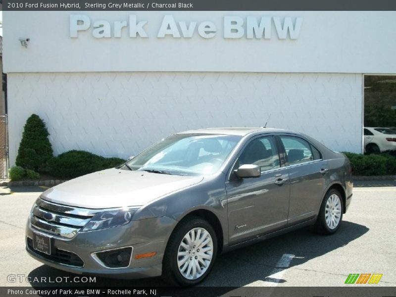 Sterling Grey Metallic / Charcoal Black 2010 Ford Fusion Hybrid