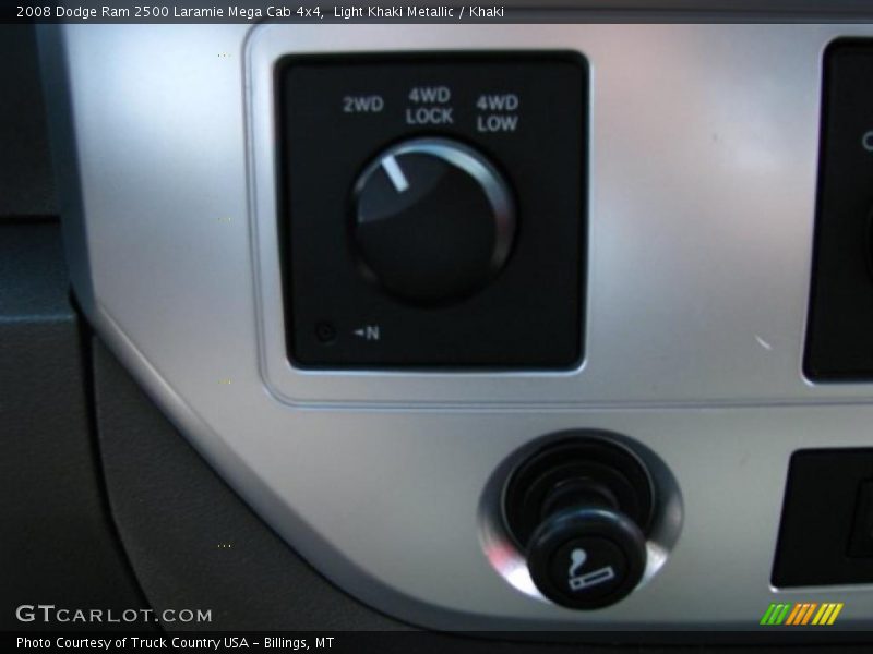 Light Khaki Metallic / Khaki 2008 Dodge Ram 2500 Laramie Mega Cab 4x4