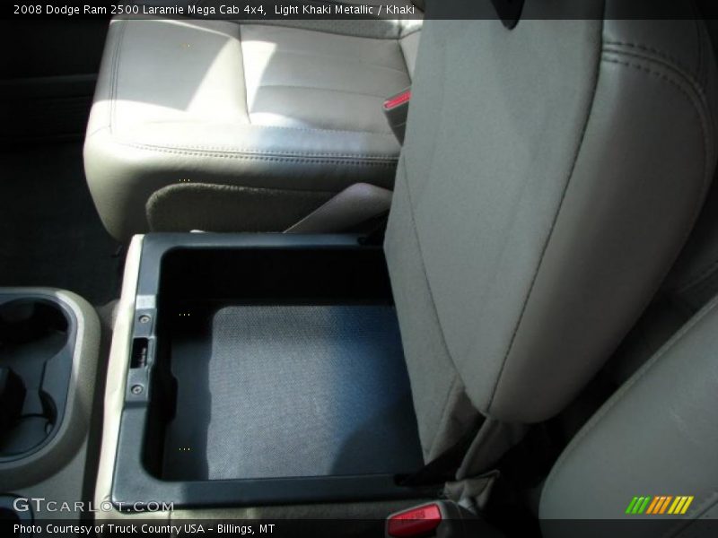 Light Khaki Metallic / Khaki 2008 Dodge Ram 2500 Laramie Mega Cab 4x4