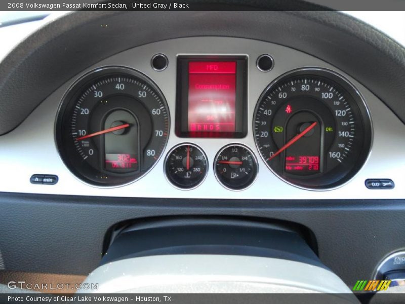United Gray / Black 2008 Volkswagen Passat Komfort Sedan