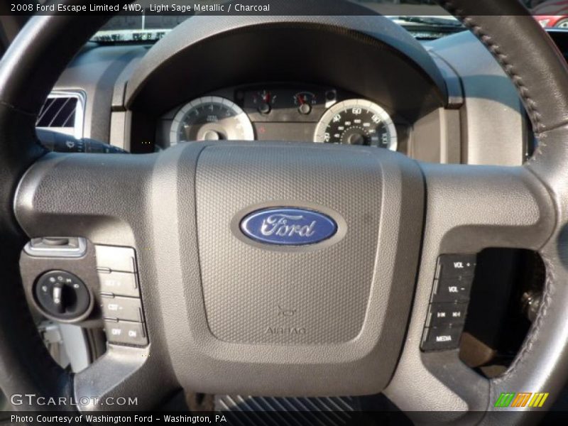 Light Sage Metallic / Charcoal 2008 Ford Escape Limited 4WD