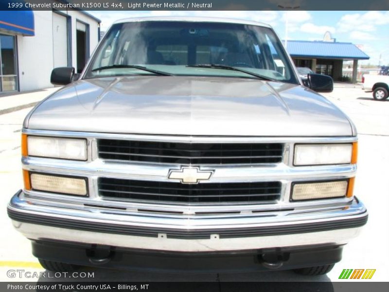 Light Pewter Metallic / Neutral 1999 Chevrolet Suburban K1500 LS 4x4