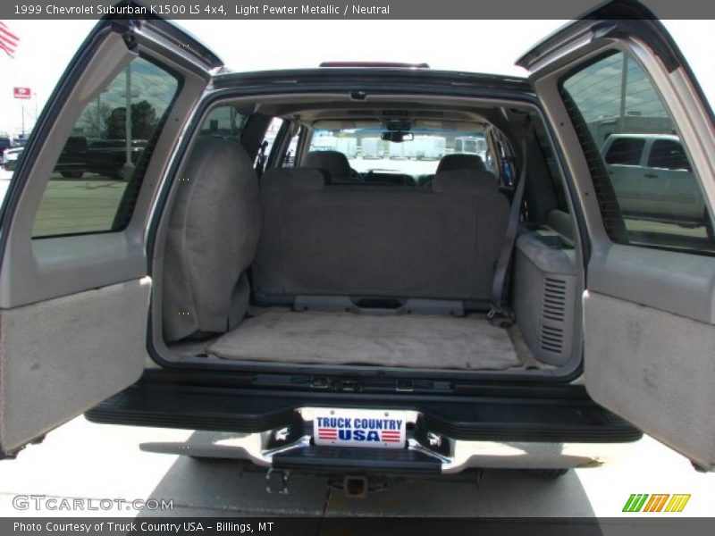 Light Pewter Metallic / Neutral 1999 Chevrolet Suburban K1500 LS 4x4