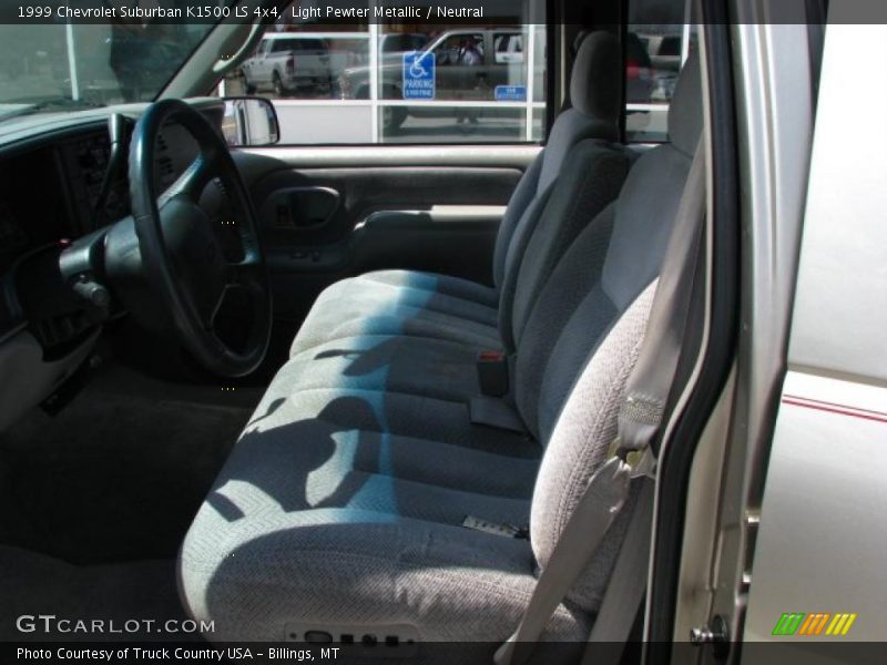 Light Pewter Metallic / Neutral 1999 Chevrolet Suburban K1500 LS 4x4