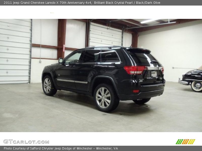 Brilliant Black Crystal Pearl / Black/Dark Olive 2011 Jeep Grand Cherokee Laredo X 70th Anniversary 4x4