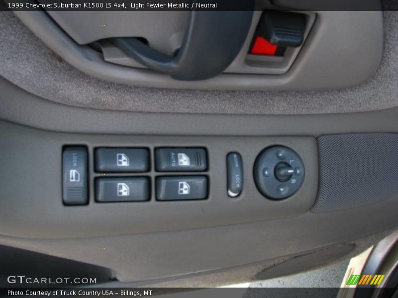 Light Pewter Metallic / Neutral 1999 Chevrolet Suburban K1500 LS 4x4