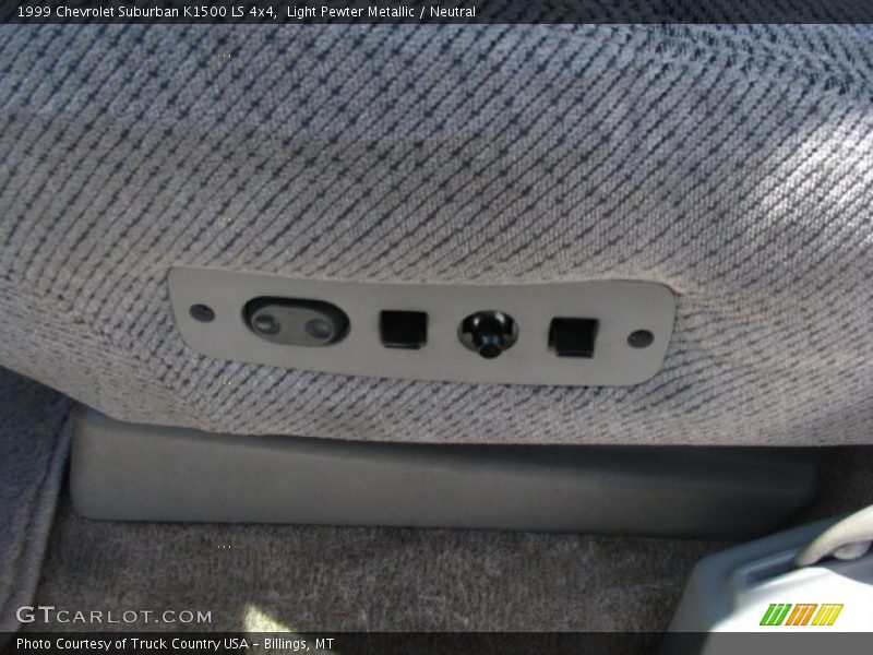 Light Pewter Metallic / Neutral 1999 Chevrolet Suburban K1500 LS 4x4
