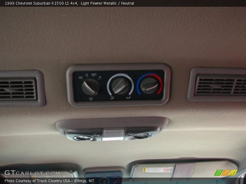 Light Pewter Metallic / Neutral 1999 Chevrolet Suburban K1500 LS 4x4