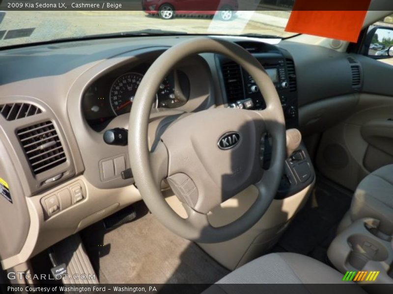 Cashmere / Beige 2009 Kia Sedona LX