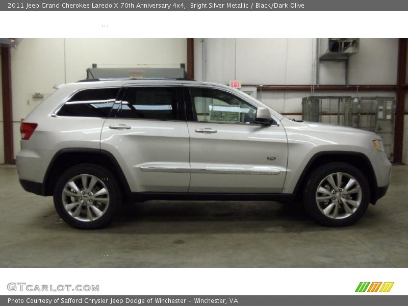 Bright Silver Metallic / Black/Dark Olive 2011 Jeep Grand Cherokee Laredo X 70th Anniversary 4x4