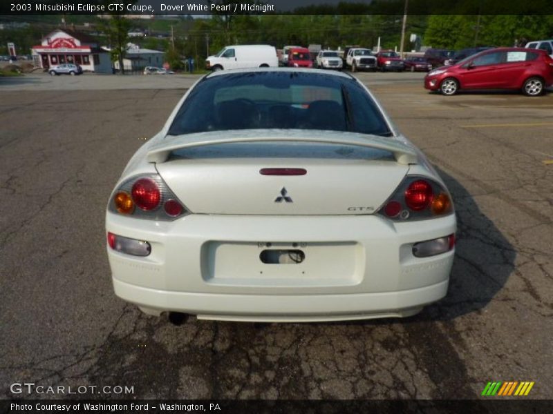 Dover White Pearl / Midnight 2003 Mitsubishi Eclipse GTS Coupe