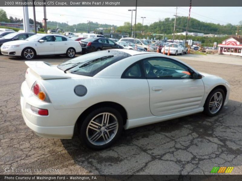 Dover White Pearl / Midnight 2003 Mitsubishi Eclipse GTS Coupe