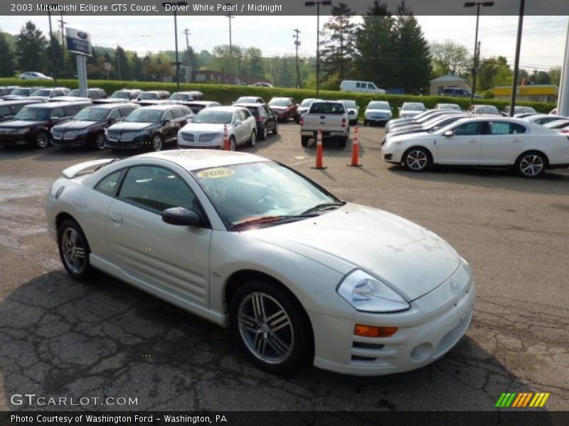 Dover White Pearl / Midnight 2003 Mitsubishi Eclipse GTS Coupe