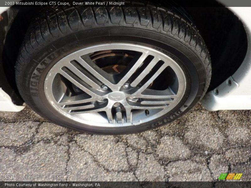 Dover White Pearl / Midnight 2003 Mitsubishi Eclipse GTS Coupe
