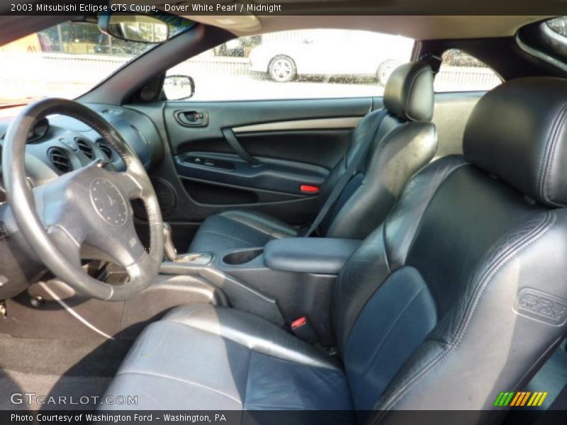 Dover White Pearl / Midnight 2003 Mitsubishi Eclipse GTS Coupe