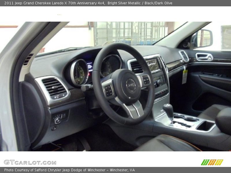 Bright Silver Metallic / Black/Dark Olive 2011 Jeep Grand Cherokee Laredo X 70th Anniversary 4x4