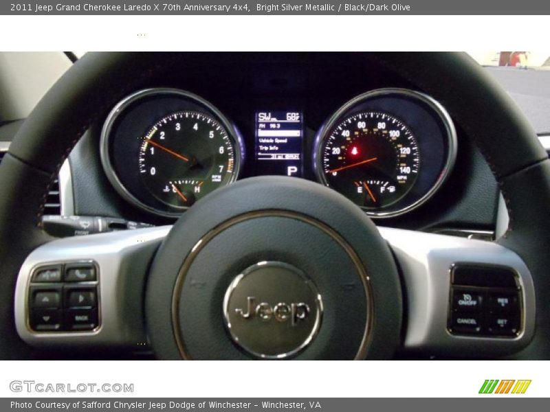 Bright Silver Metallic / Black/Dark Olive 2011 Jeep Grand Cherokee Laredo X 70th Anniversary 4x4