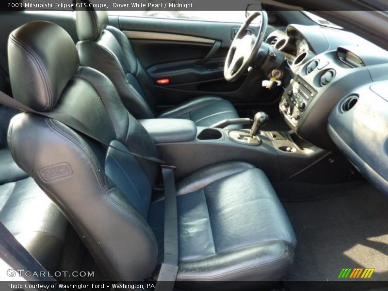 Dover White Pearl / Midnight 2003 Mitsubishi Eclipse GTS Coupe