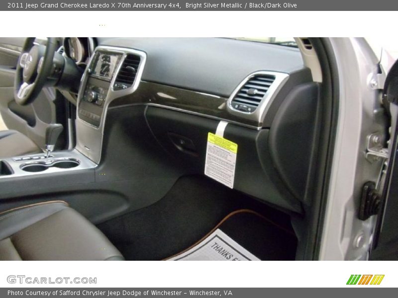 Bright Silver Metallic / Black/Dark Olive 2011 Jeep Grand Cherokee Laredo X 70th Anniversary 4x4