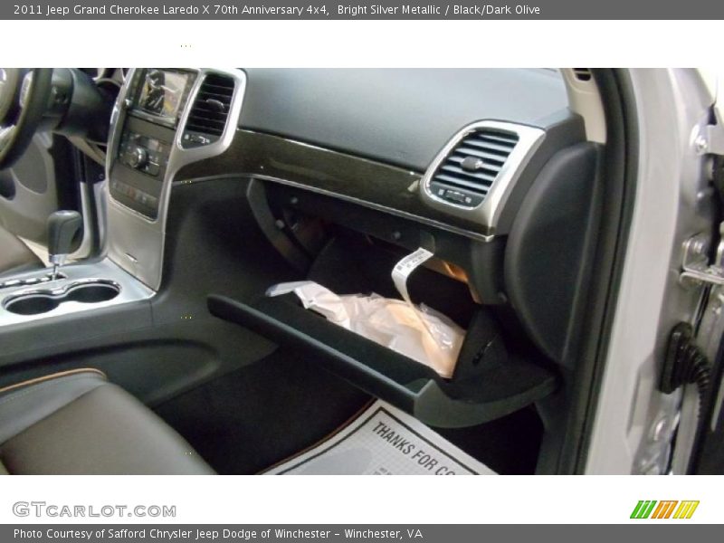 Bright Silver Metallic / Black/Dark Olive 2011 Jeep Grand Cherokee Laredo X 70th Anniversary 4x4