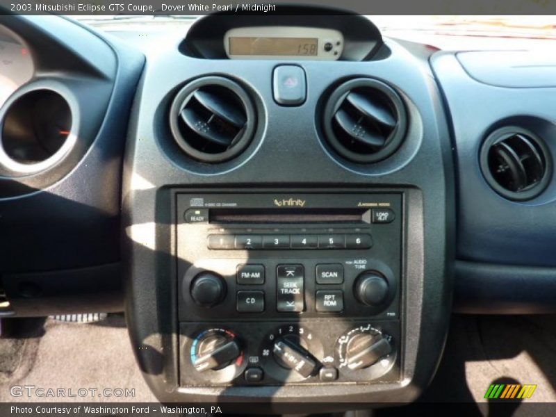 Dover White Pearl / Midnight 2003 Mitsubishi Eclipse GTS Coupe