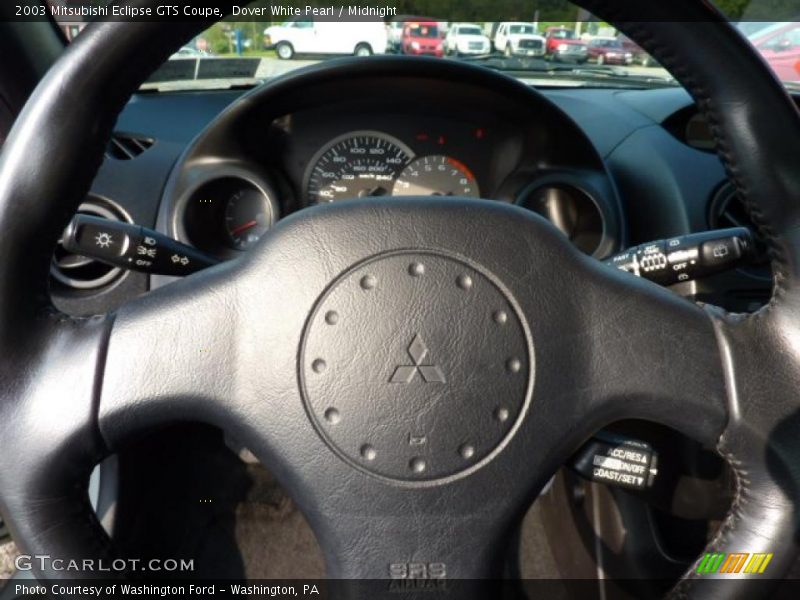 Dover White Pearl / Midnight 2003 Mitsubishi Eclipse GTS Coupe