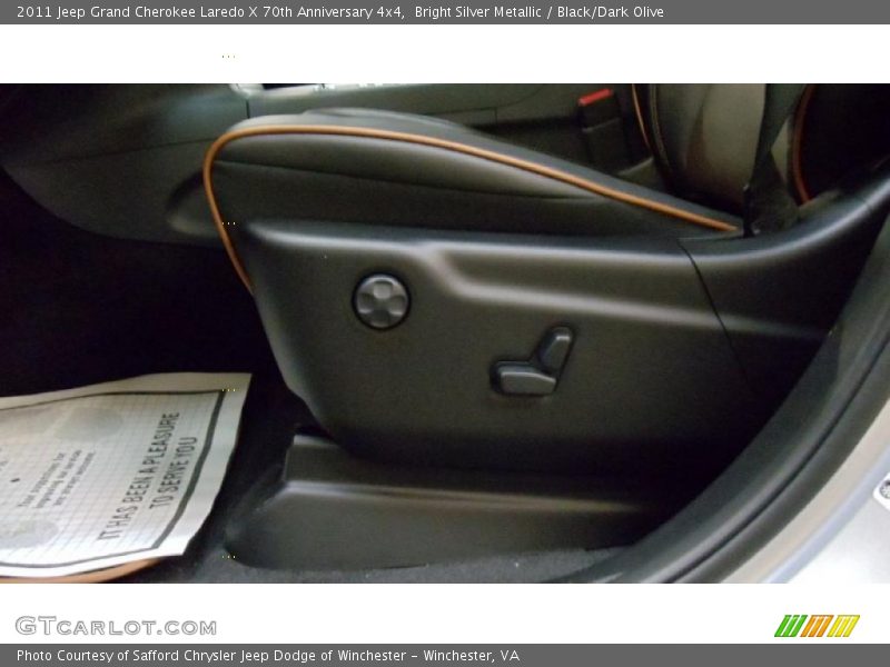 Bright Silver Metallic / Black/Dark Olive 2011 Jeep Grand Cherokee Laredo X 70th Anniversary 4x4