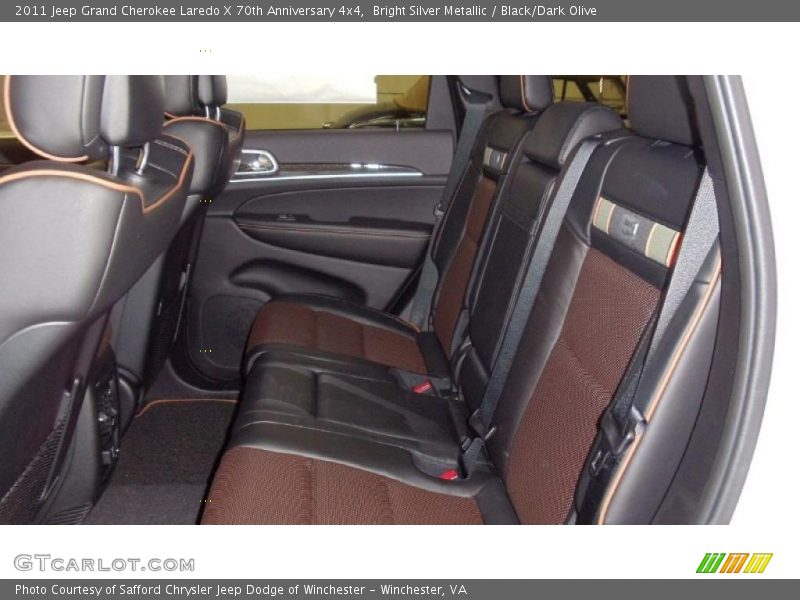 Bright Silver Metallic / Black/Dark Olive 2011 Jeep Grand Cherokee Laredo X 70th Anniversary 4x4