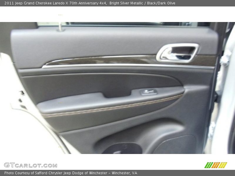 Bright Silver Metallic / Black/Dark Olive 2011 Jeep Grand Cherokee Laredo X 70th Anniversary 4x4