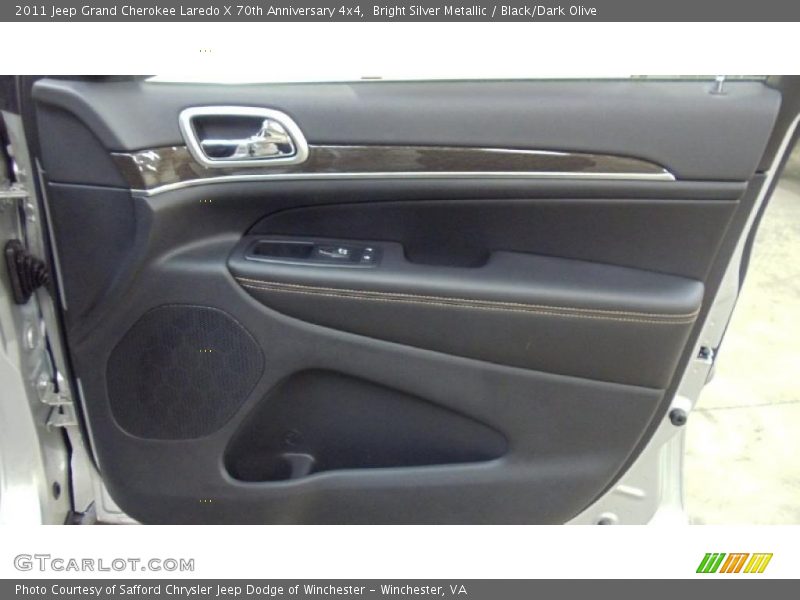 Bright Silver Metallic / Black/Dark Olive 2011 Jeep Grand Cherokee Laredo X 70th Anniversary 4x4