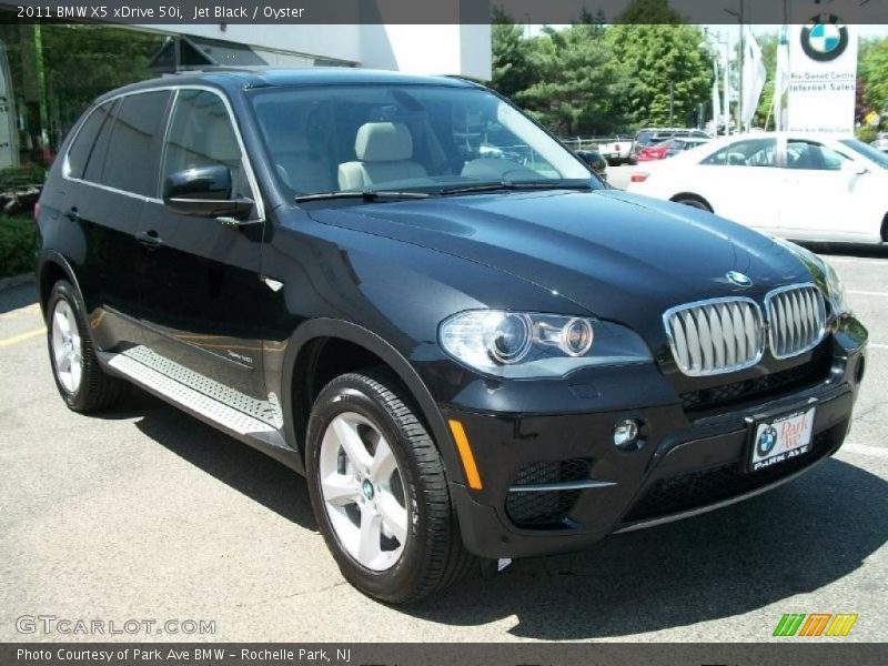 Jet Black / Oyster 2011 BMW X5 xDrive 50i