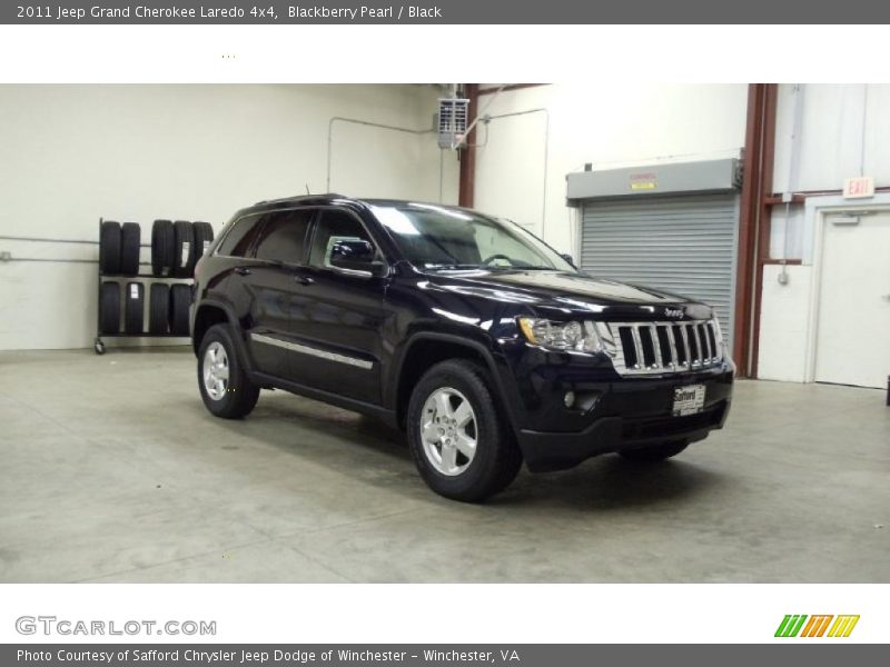 Blackberry Pearl / Black 2011 Jeep Grand Cherokee Laredo 4x4