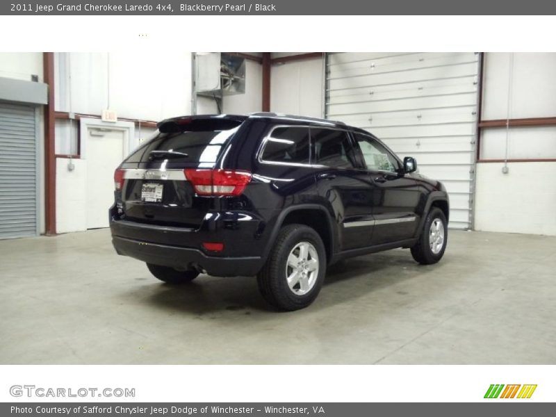 Blackberry Pearl / Black 2011 Jeep Grand Cherokee Laredo 4x4