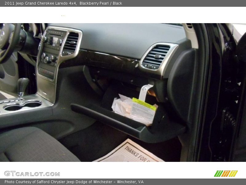 Blackberry Pearl / Black 2011 Jeep Grand Cherokee Laredo 4x4
