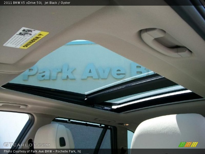 Jet Black / Oyster 2011 BMW X5 xDrive 50i