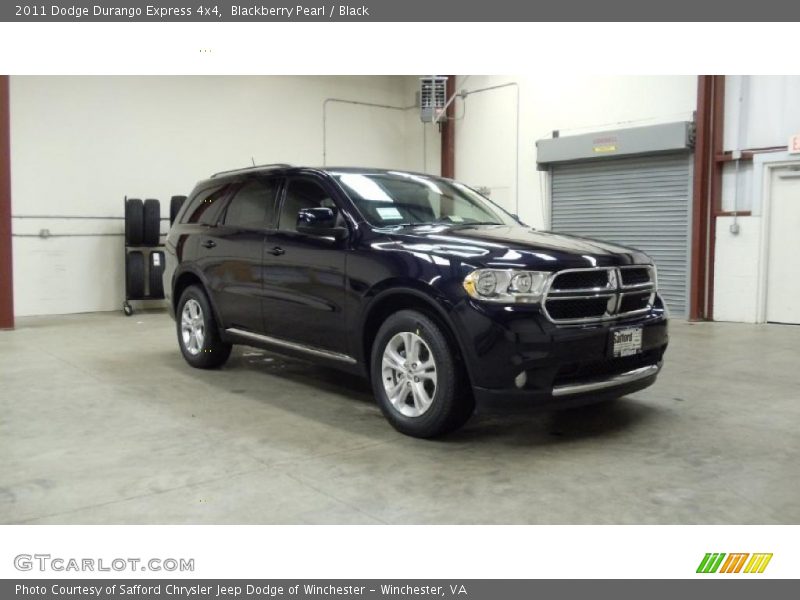Blackberry Pearl / Black 2011 Dodge Durango Express 4x4
