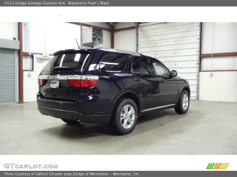 Blackberry Pearl / Black 2011 Dodge Durango Express 4x4