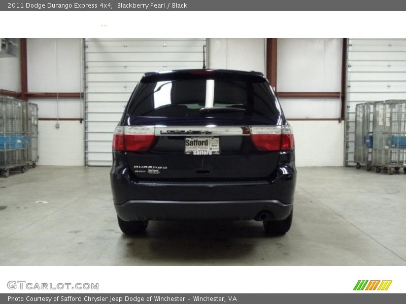 Blackberry Pearl / Black 2011 Dodge Durango Express 4x4