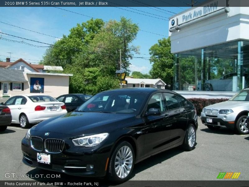 Jet Black / Black 2010 BMW 5 Series 535i Gran Turismo