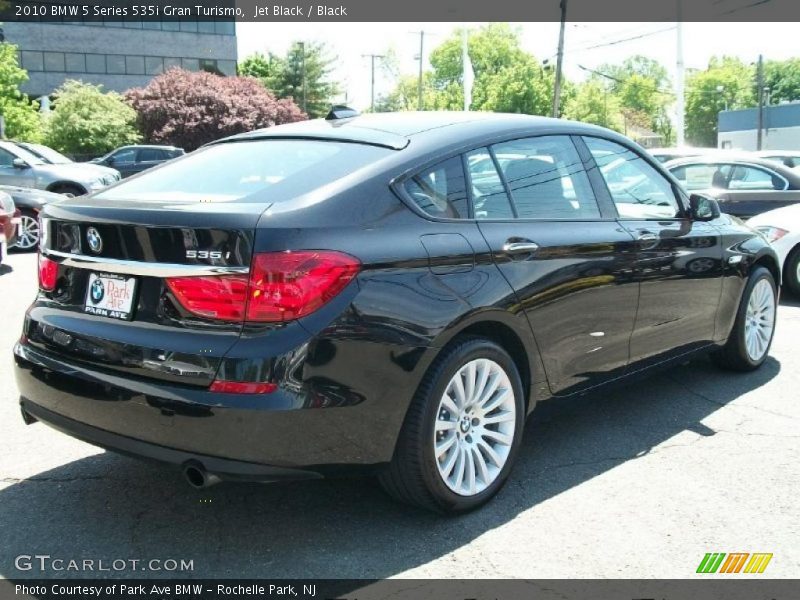Jet Black / Black 2010 BMW 5 Series 535i Gran Turismo