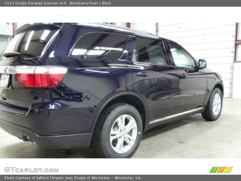Blackberry Pearl / Black 2011 Dodge Durango Express 4x4