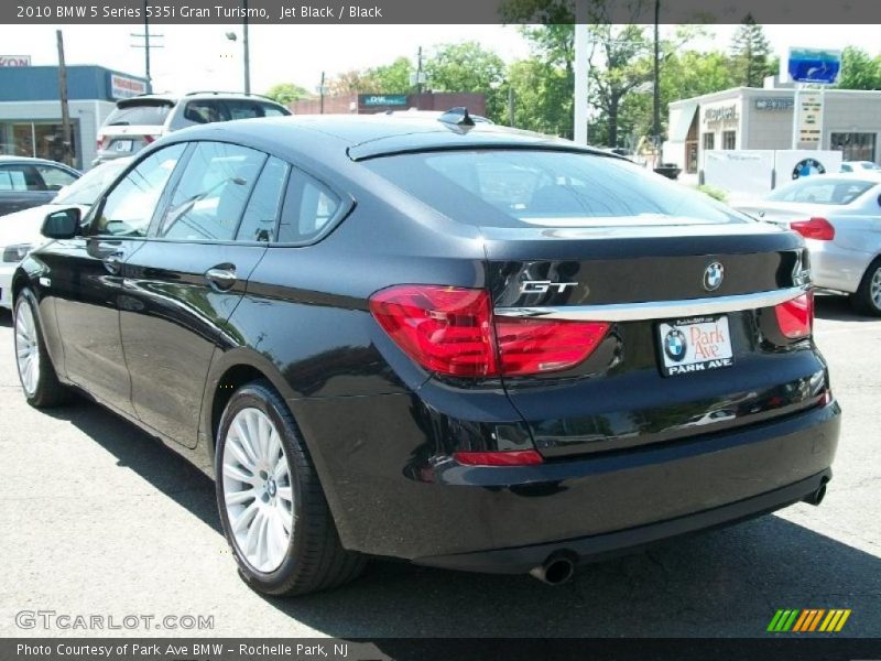 Jet Black / Black 2010 BMW 5 Series 535i Gran Turismo